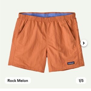 Patagonia Baggie Orange Shorts